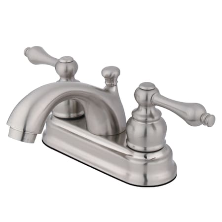 Kingston Brass 4" Centerset Bathroom Faucet, Brushed Nickel KB2608AL